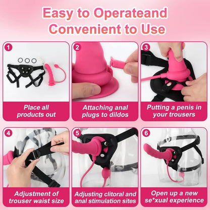 App-Controlled Strapless Strap-On with Anal Plug - image 4