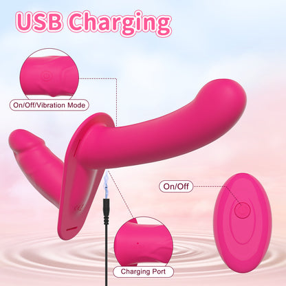 Rechargeable Ultimate Lesbian Strapon Double Dildo - image 6