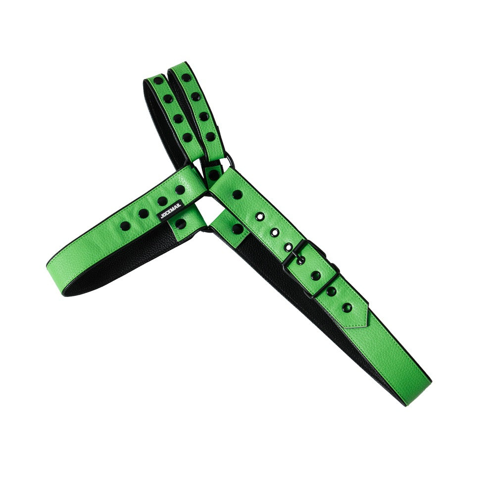 Adjustable Jockmail Men's Harness - Green - One Size - image 0