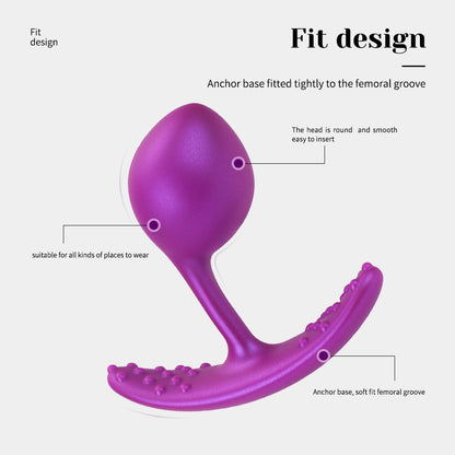 Realistic Stretch Anal Plug with Built-in Steel Balls and Stimulating Base - image 4