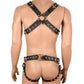 BDSM Body Restraints Harness for Men with Cock Ring - image 1