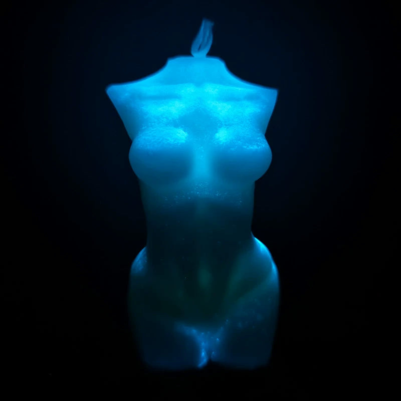 Glow in the Dark Silhouette Low-Temperature Candle - A - image 4