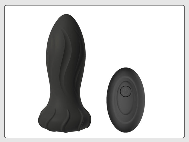 Sexy Bunny Tail Vibrating Silicone Anal Plug - image 3