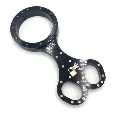 Lockable BDSM Slave Cangue Hand Neck Restraints - for woman - image 2