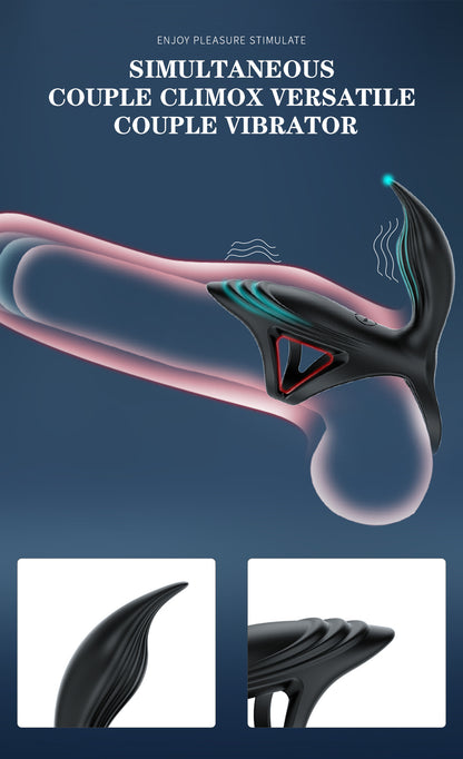 Dual-Stimulation Vibrating Penis Ring for Couples – APP-Controlled & Body-Safe - image 5