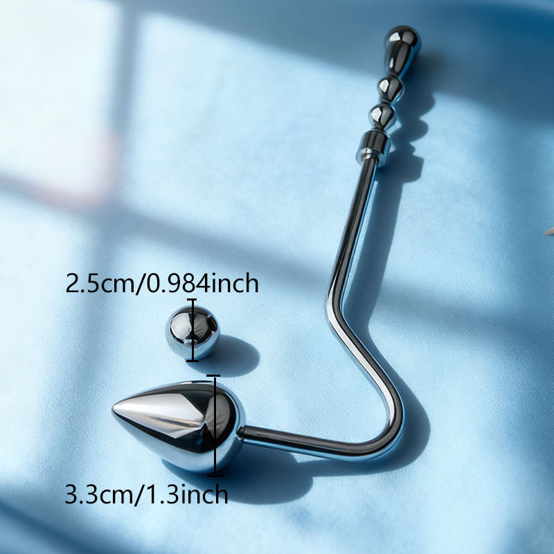 Steel Pleasure Hook – Intense Anal & Prostate Stimulator - E - image 4