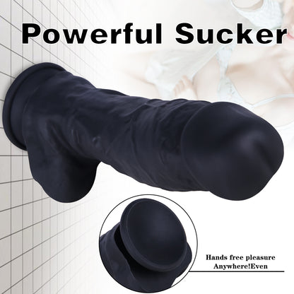 Realistic Veined Silicone Dildo - image 5