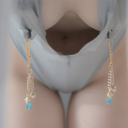 Sexy Crystal Bunny Nipple Clamps - image 4