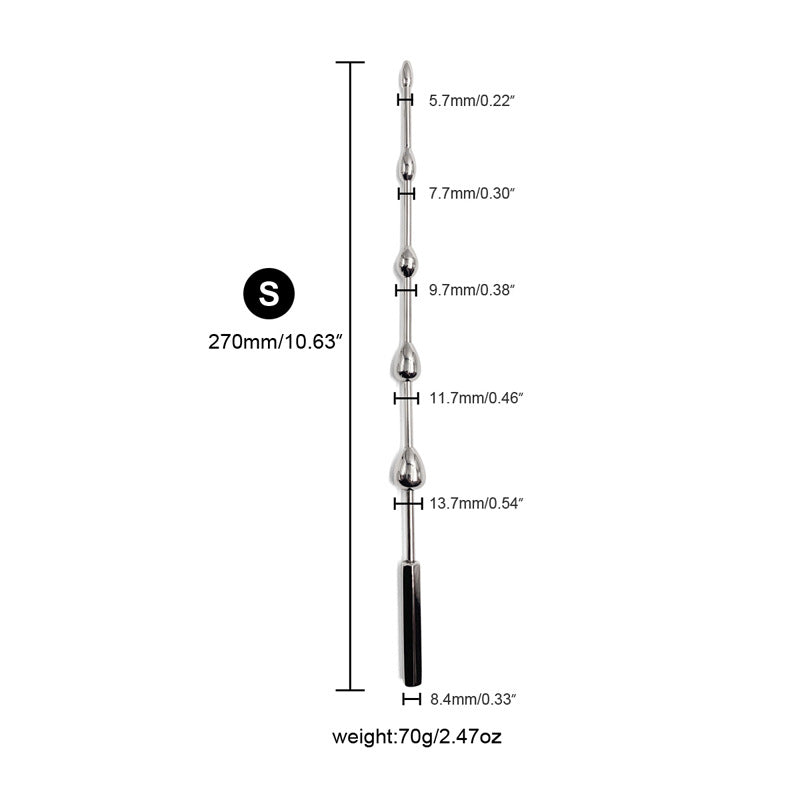 Smooth Beads Urethral Dilator - S - image 1