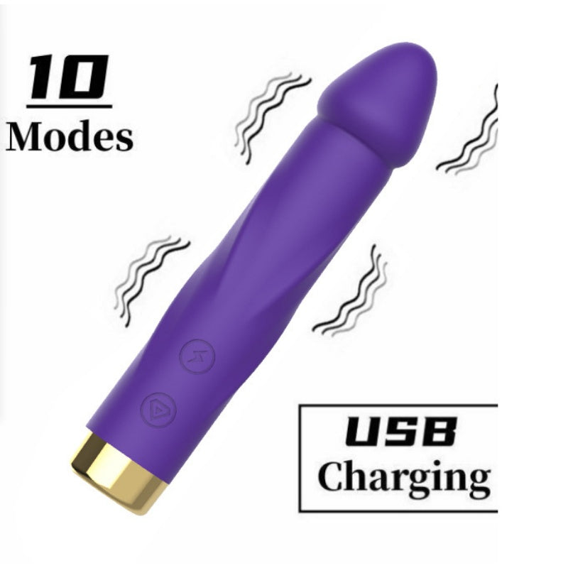 Anal Beads Vibrator – 10-Speed Silicone Massager for Prostate/G-Spot - B - Purple - image 4