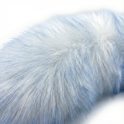 15.4'' Ice Blue Fox Tail Plug Set - image 2