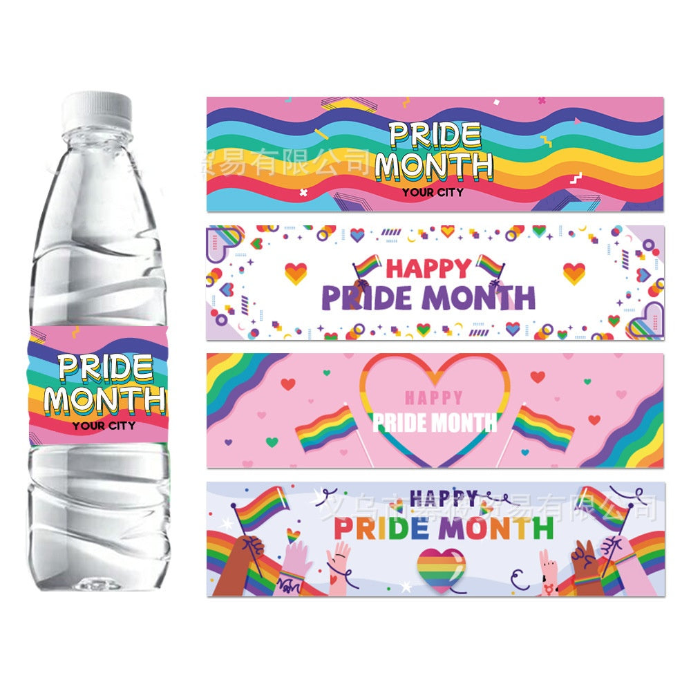 LGBT Pride Month Water Bottle Wrap - image 0