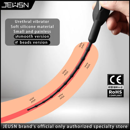 10 Frequency Urethral Vibrator Catheter Penis Plug - image 2
