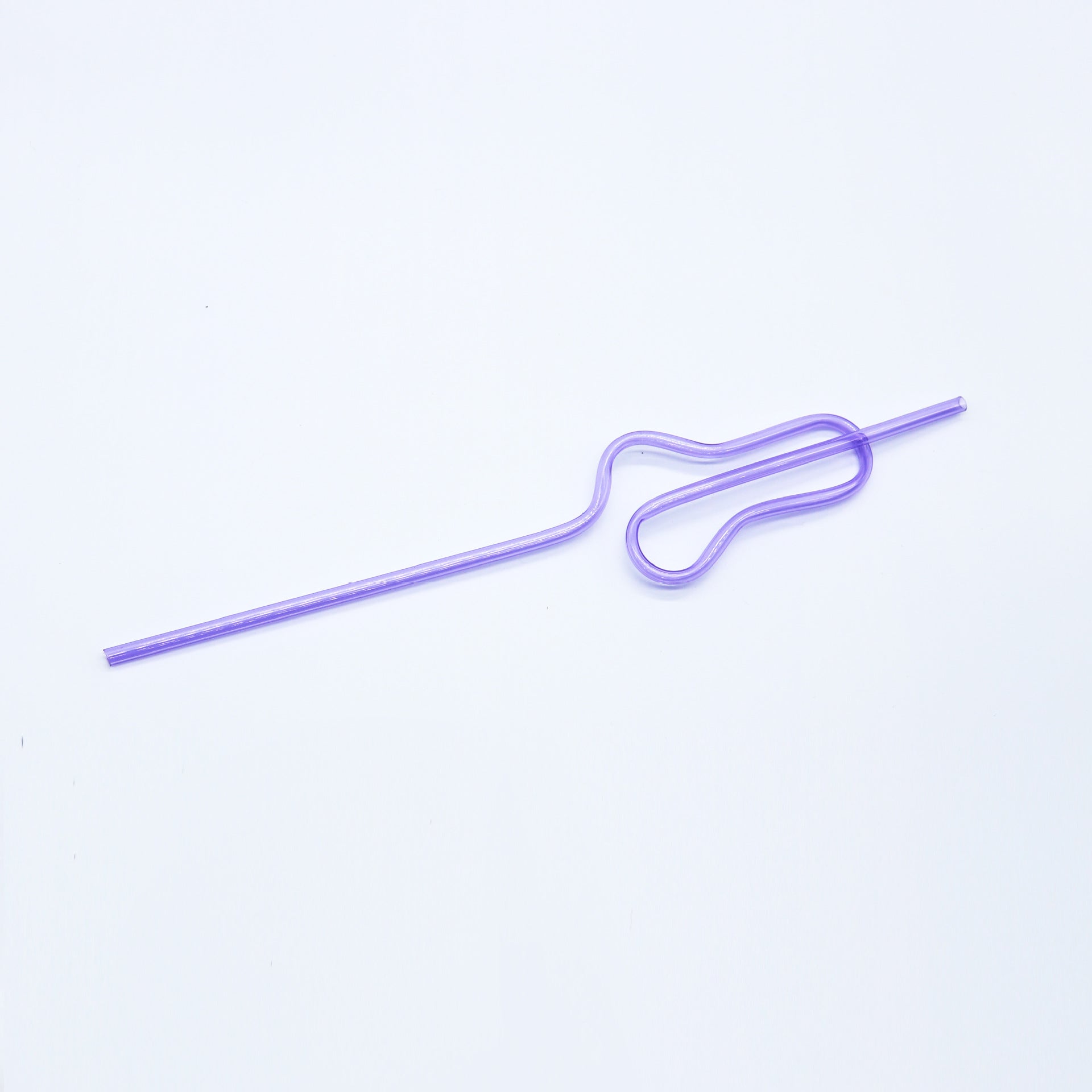 PG-13 Penis Straw - Purple x 10 - 5*255mm - image 3