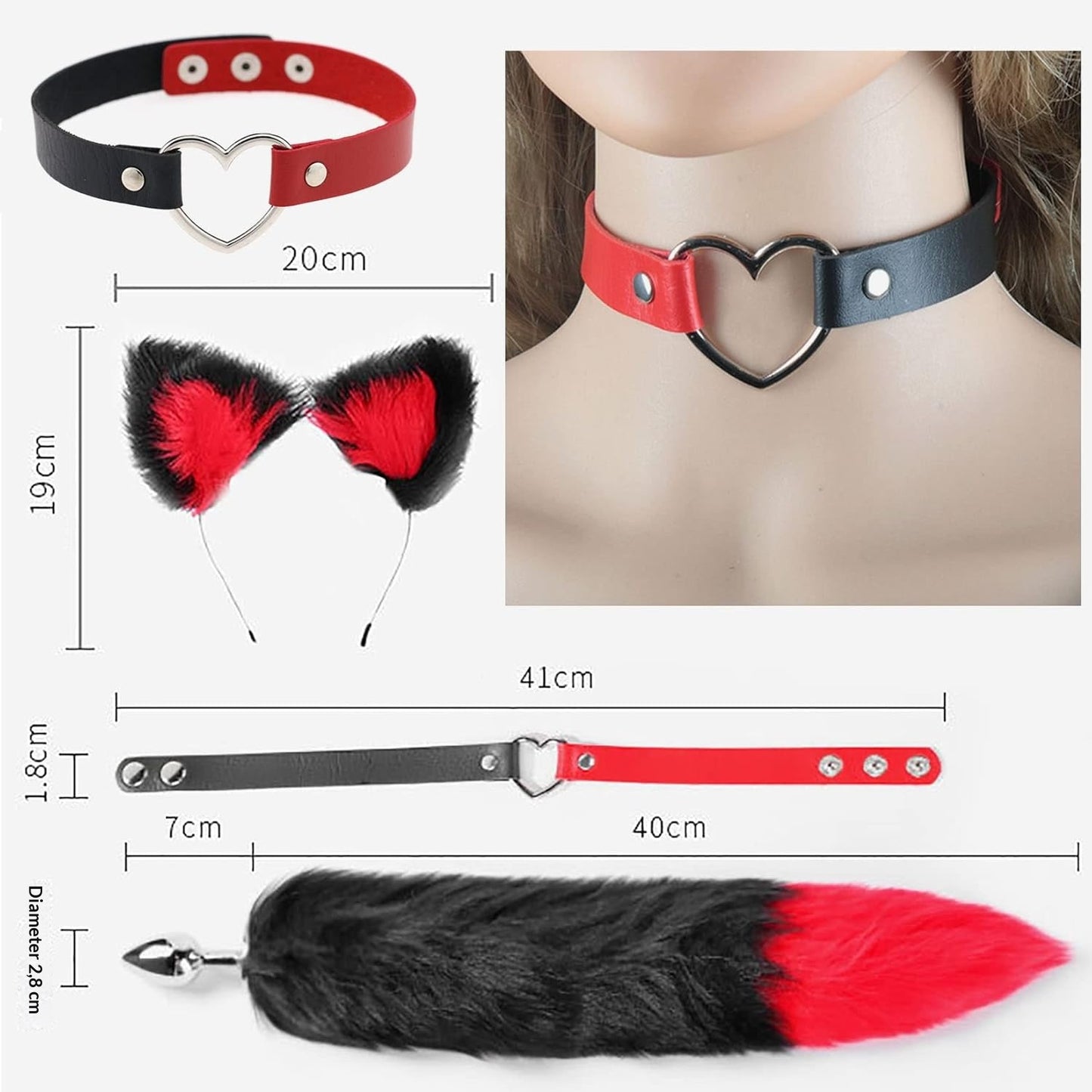 Three-piece Fox Tail Costume Set - image 5