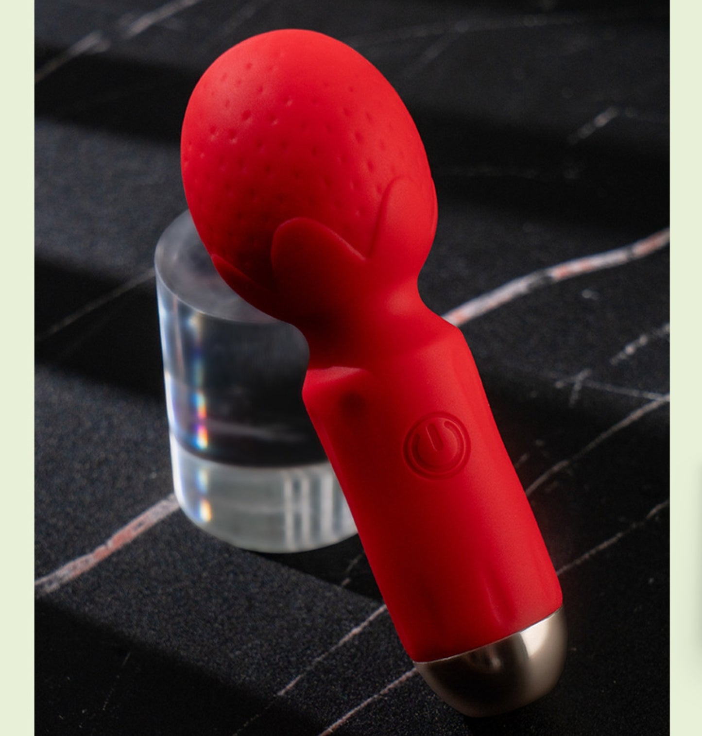 Strawberry Women Vibrator Toy - 10 Vibration Mode - USB Rechargeable - Red - image 4