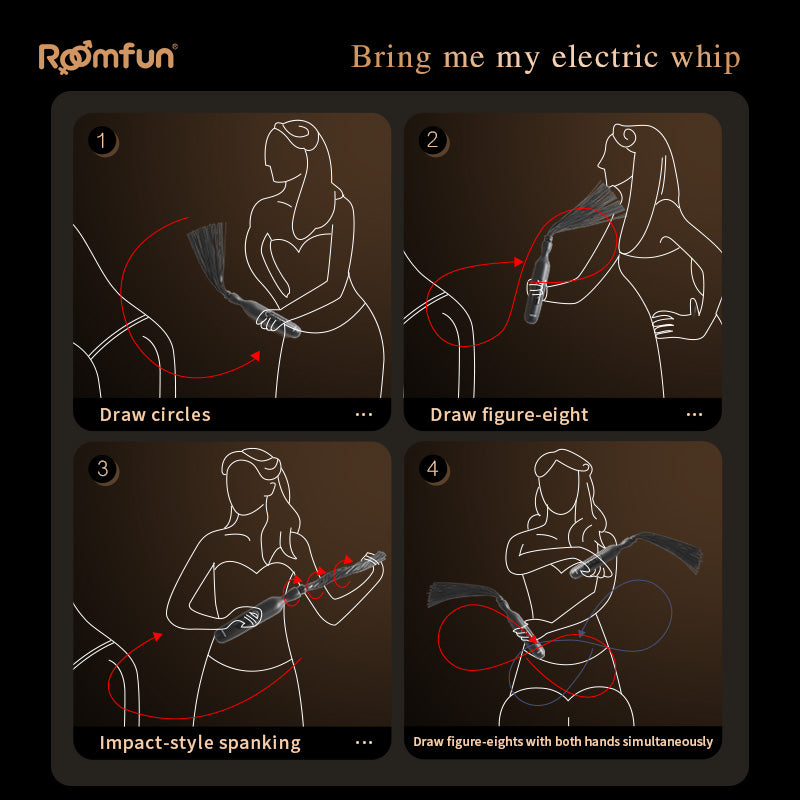 Electric Shock Whip Flogger BDSM - image 8