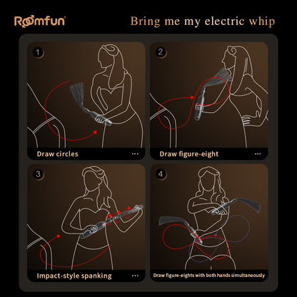 Electric Shock Whip Flogger BDSM - image 8