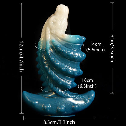 Liquid Silicone Monster Dildo Alien Dildo - C - image 2
