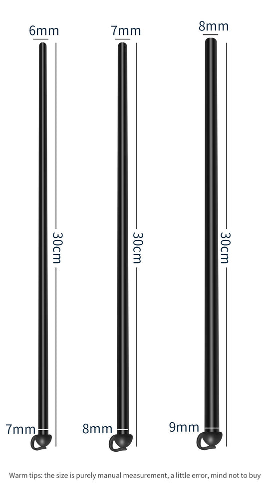 Silicone 11.9 inches Hollow Urethral Sound - 3 sizes set - image 1