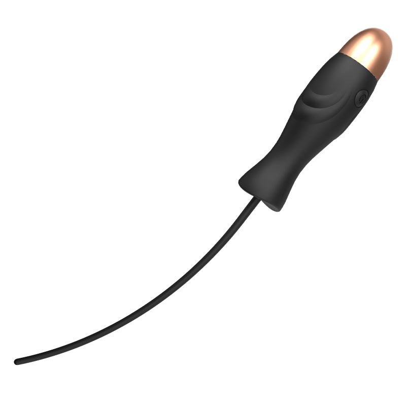 Slim Urethral Vibrator with 10 Modes – Beginner-Friendly & Rechargeable - Black - image 8