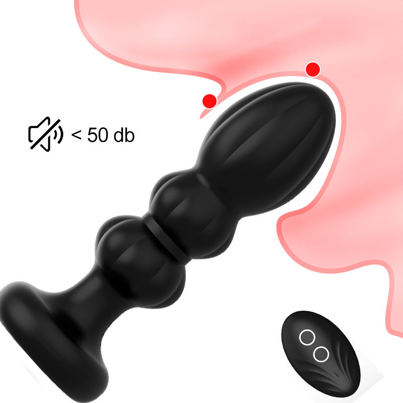 Vibrating Thrusting Silicone Butt Plug - image 8