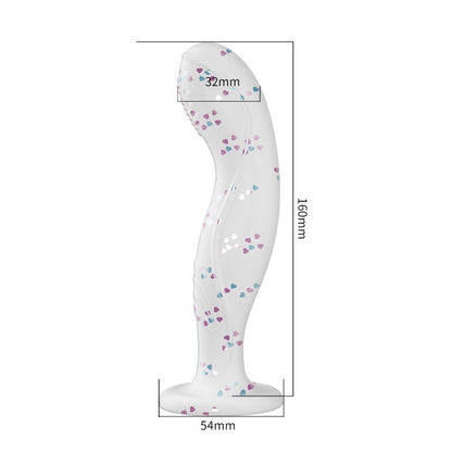 Tri-Color Silicone Butt Plug - White - L - image 11