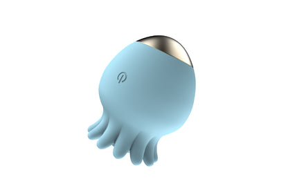 Octopus Shaped Vibrator Toy - Blue - image 5