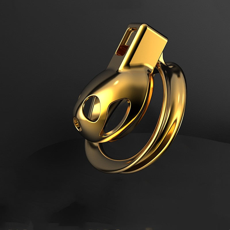 Sissy Gold Chastity Cage - 55mm ring - image 1