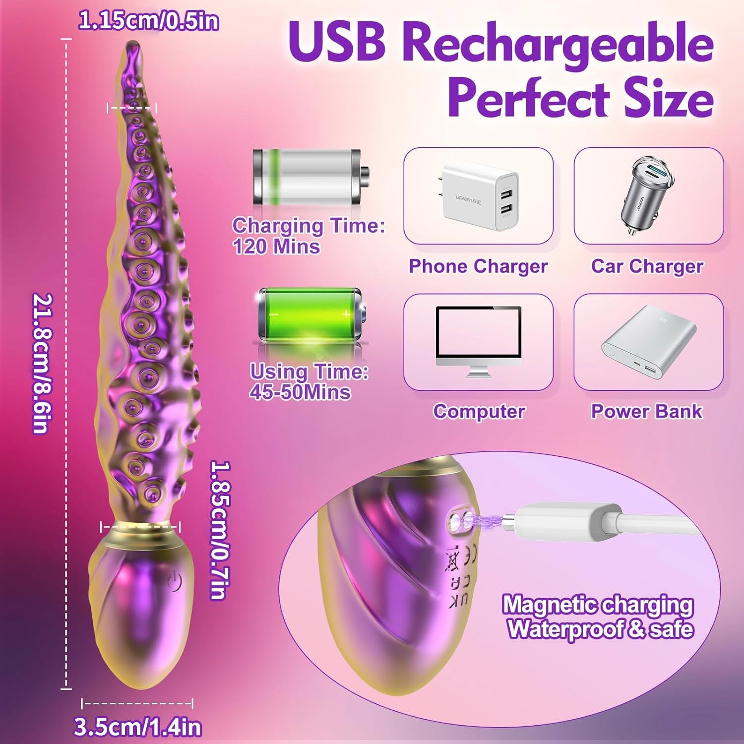 OctoTouch 10-Mode Multi-Zone Vibrator  - image 3