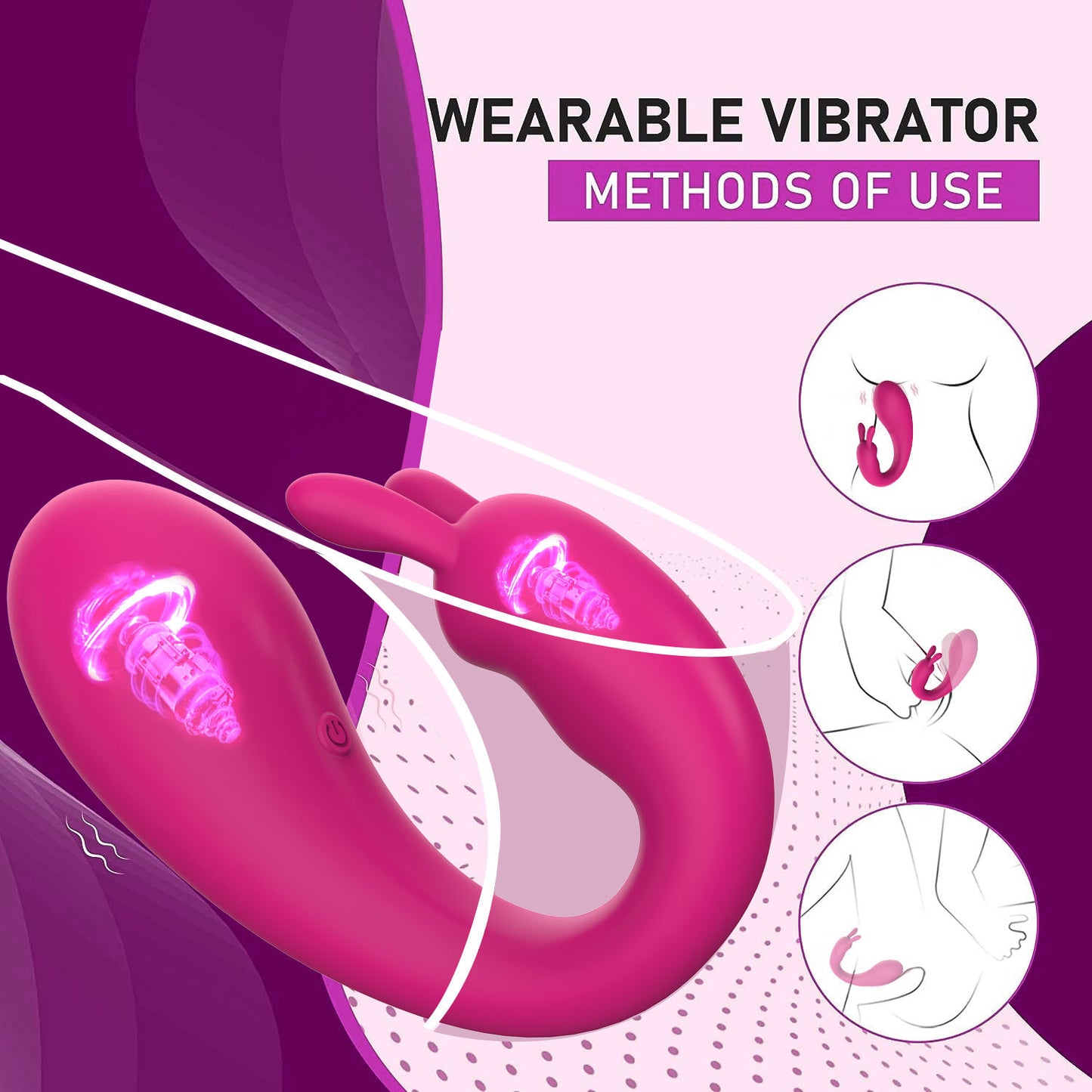 Triple Stimulation 2-in-1 Vibrator - image 5