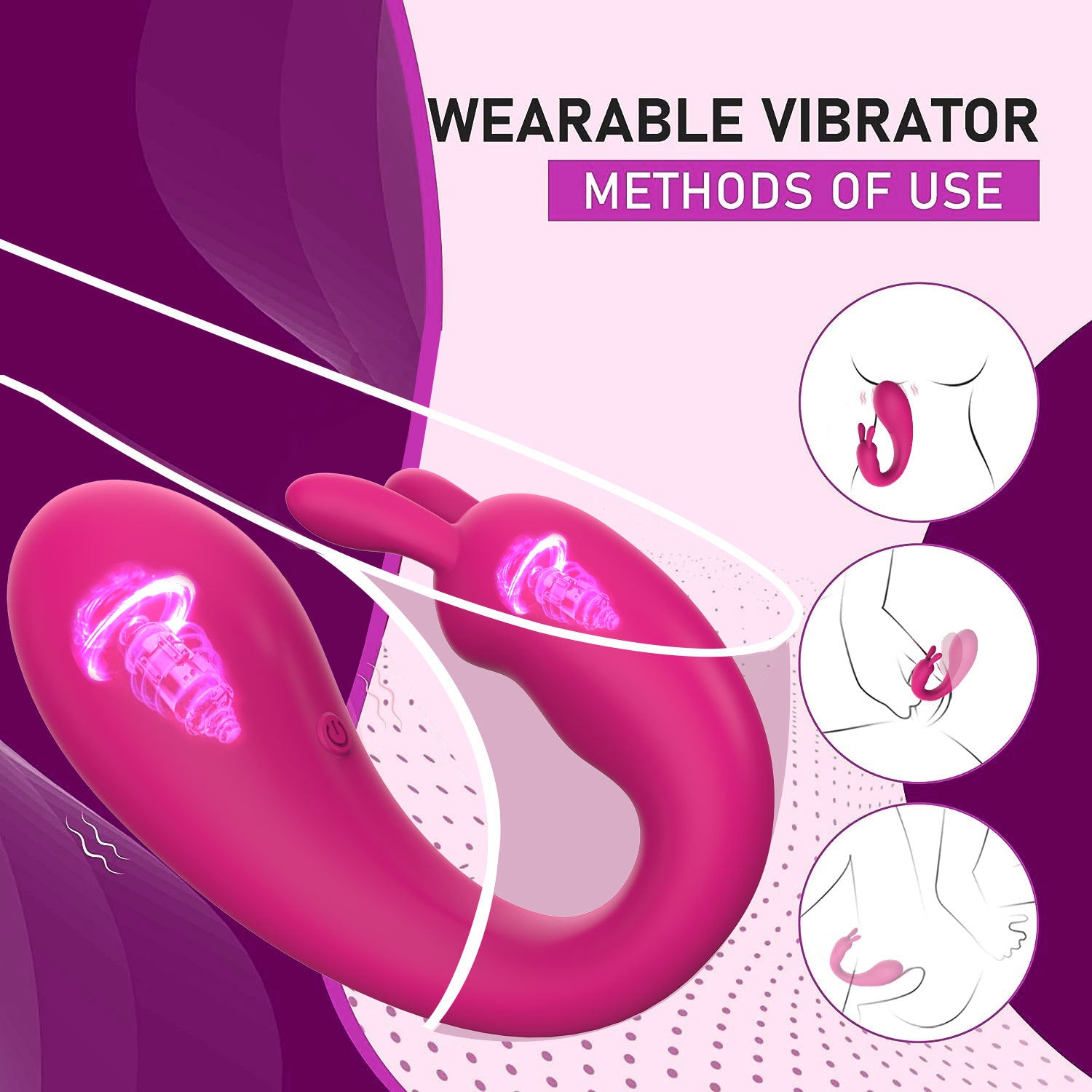 Triple Stimulation 2-in-1 Vibrator - image 5