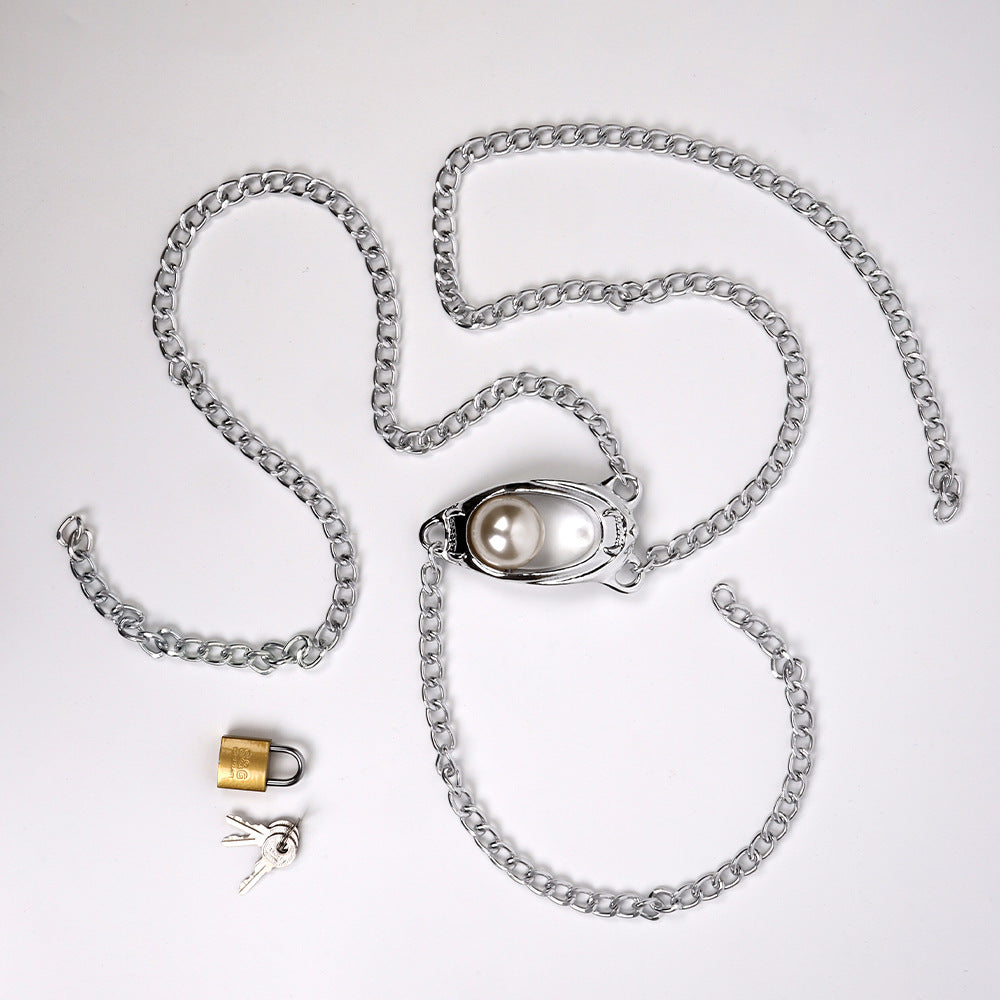 Female Chastity Devices with Metal Lock - image 8