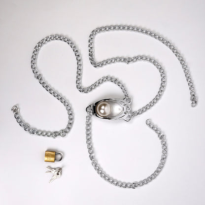 Female Chastity Devices with Metal Lock - image 8