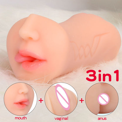 Oral Virginal Anal Sex Cup Pocket Pussy  - image 0