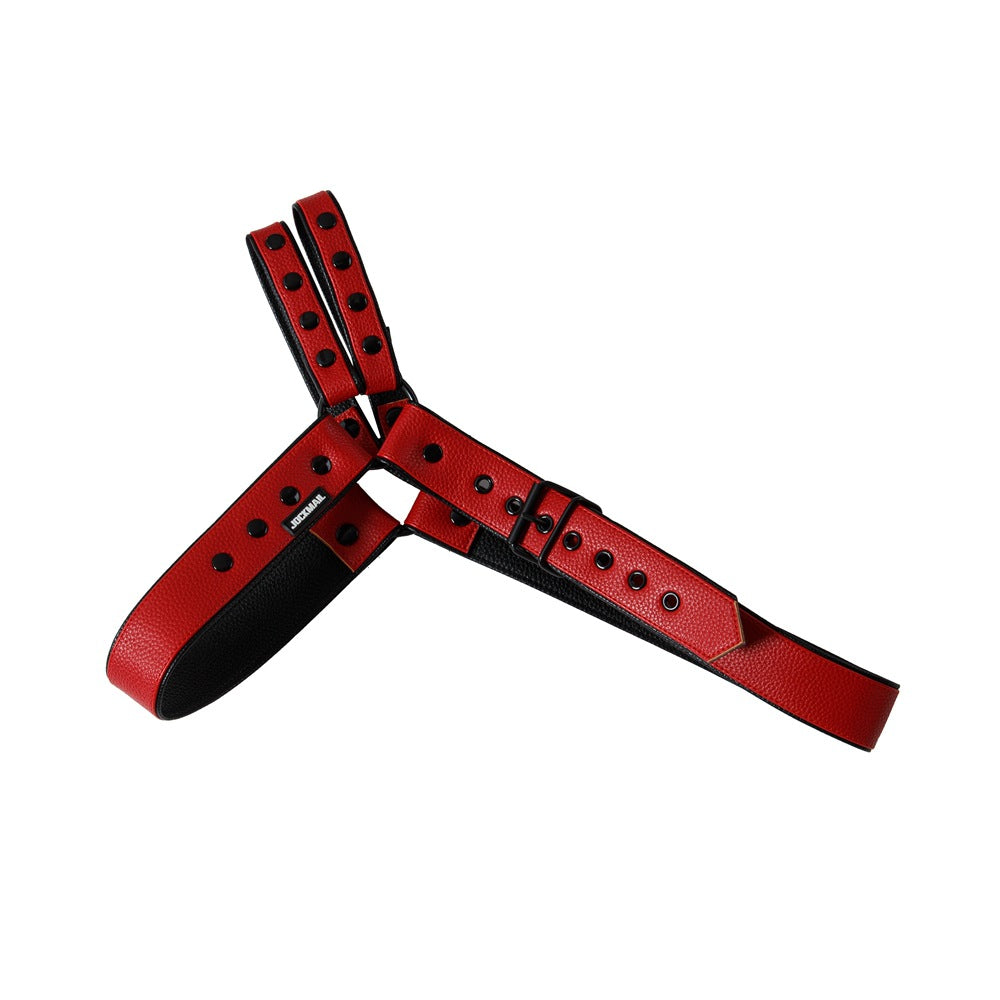 Adjustable Jockmail Men's Harness - Red - One Size - image 5