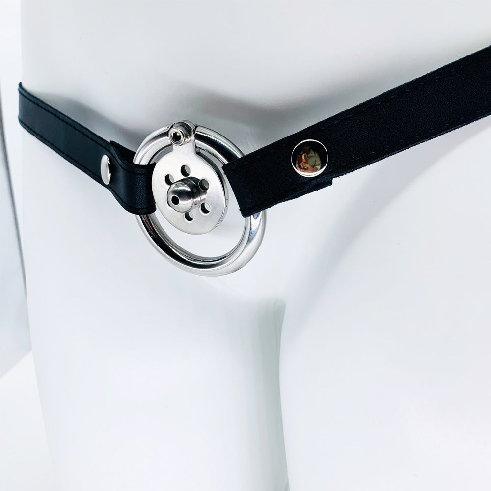 Mens Chastity Belt with Catheter Tube - image 2