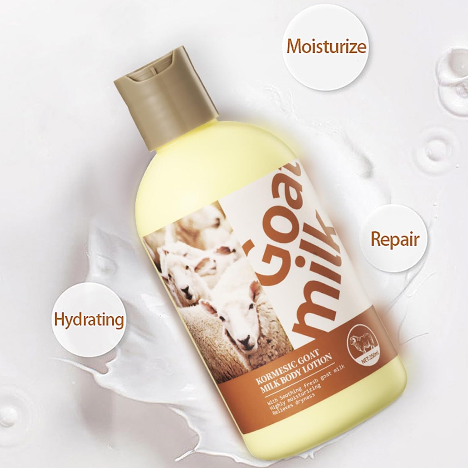 Goat Milk Body Lotion - 250ml (8.45 fl oz) - image 4
