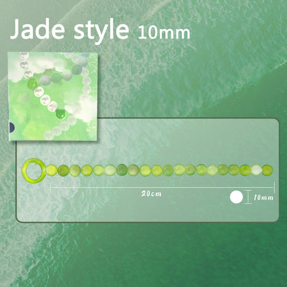 Pearl & Jade Beads Urethral Sound - 10mm - Jade - image 12