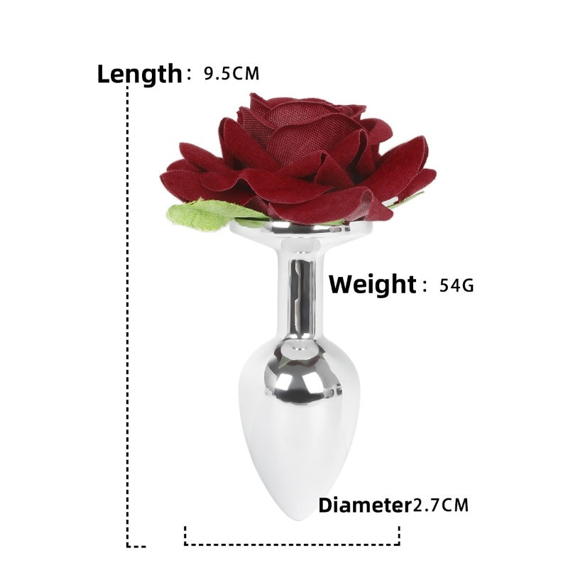 EcoRose – Sustainable Floral Anal Plug & Nipple Clamp Set - S - Plug - image 6