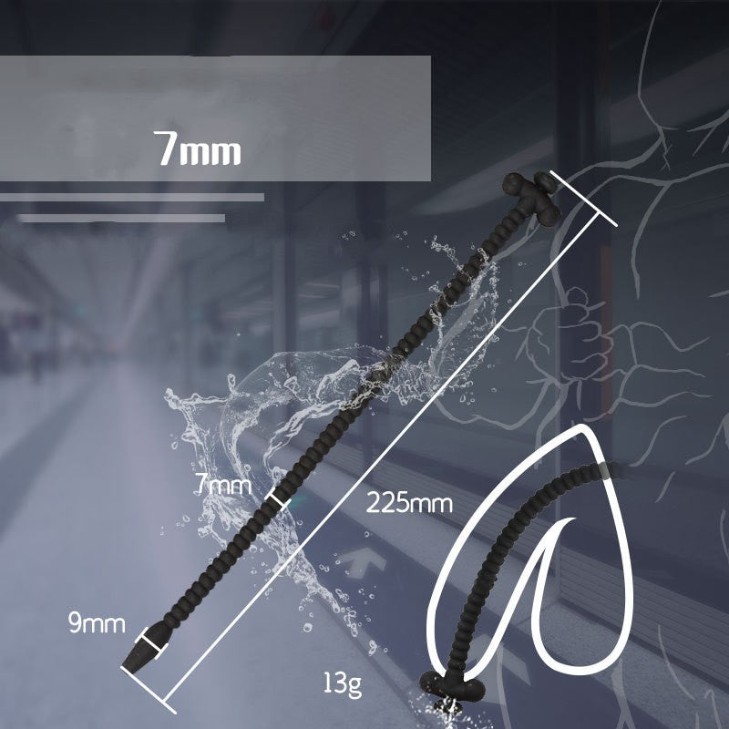 Silicone Hollow Urethral Sound - 7mm - image 4