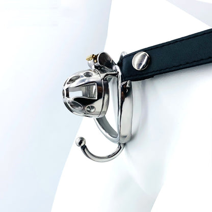 No Erections Men Chastity Belt - 55mm Ring - image 0