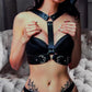 Punk Leather Body Harness for Women – Adjustable Chain Belt Lingerie for Festival, Clubwear & Bedroom - image 2