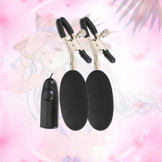 Double Vibrating Nipple Clamps - image 1