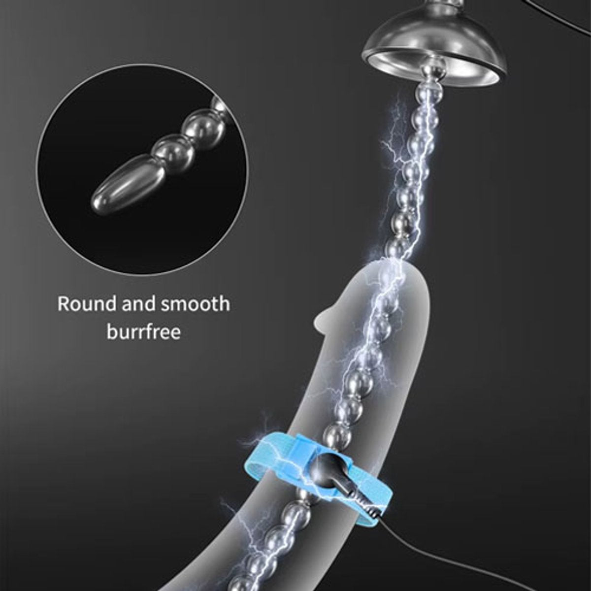 Metal Beaded Urethral Sounding Plug  - image 6