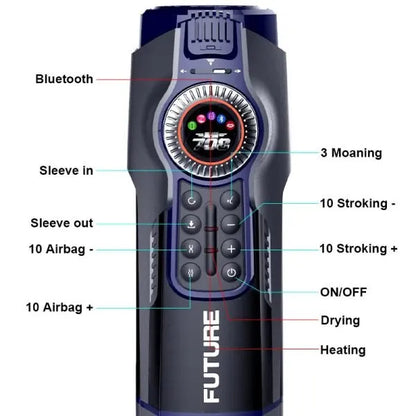 Future Pro Gen 3 – Automatic Telescopic Rotating Heating Male Masturbator - image 1