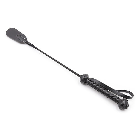 Crop BDSM Whip Spanking Sex Paddle Slapper - Black - image 0