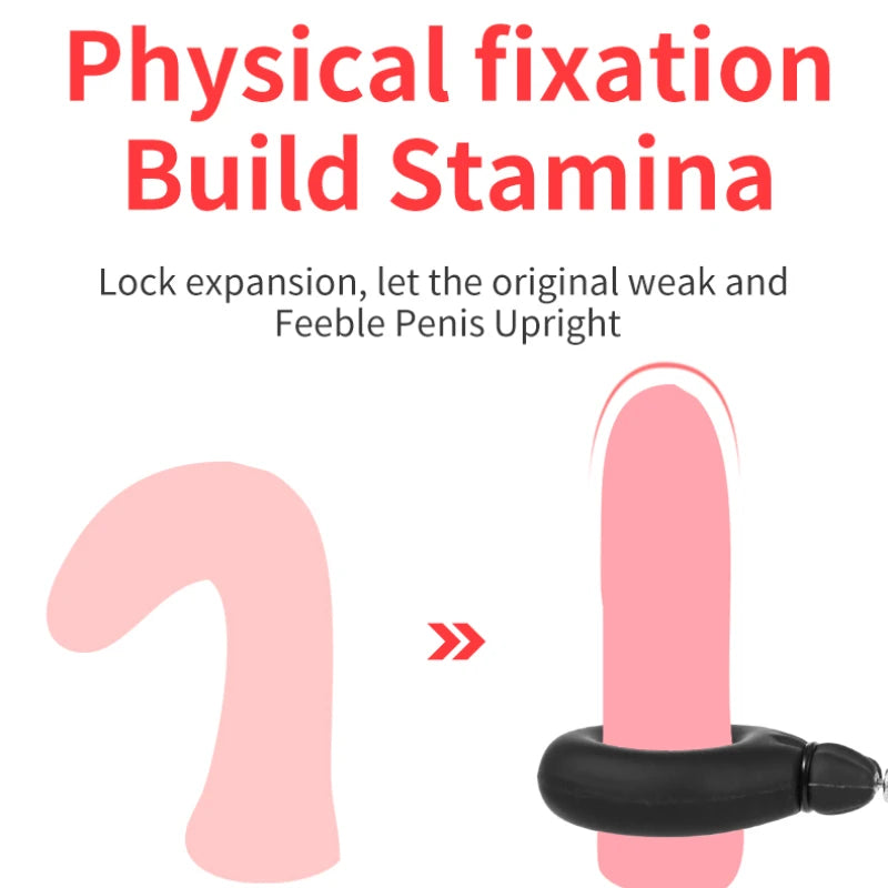 Inflatable Penis Cock Rings Penis Enlargement Penis Exerciser - image 3