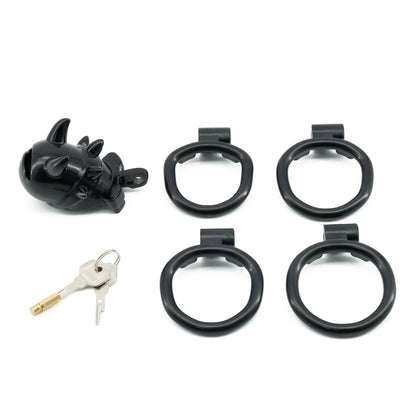 Demon & Angel Lightweight Resin Chastity Cage - B - image 2