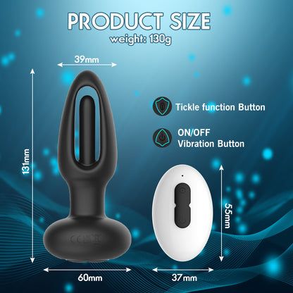 Vibrating Hollow Butt Plug - image 2